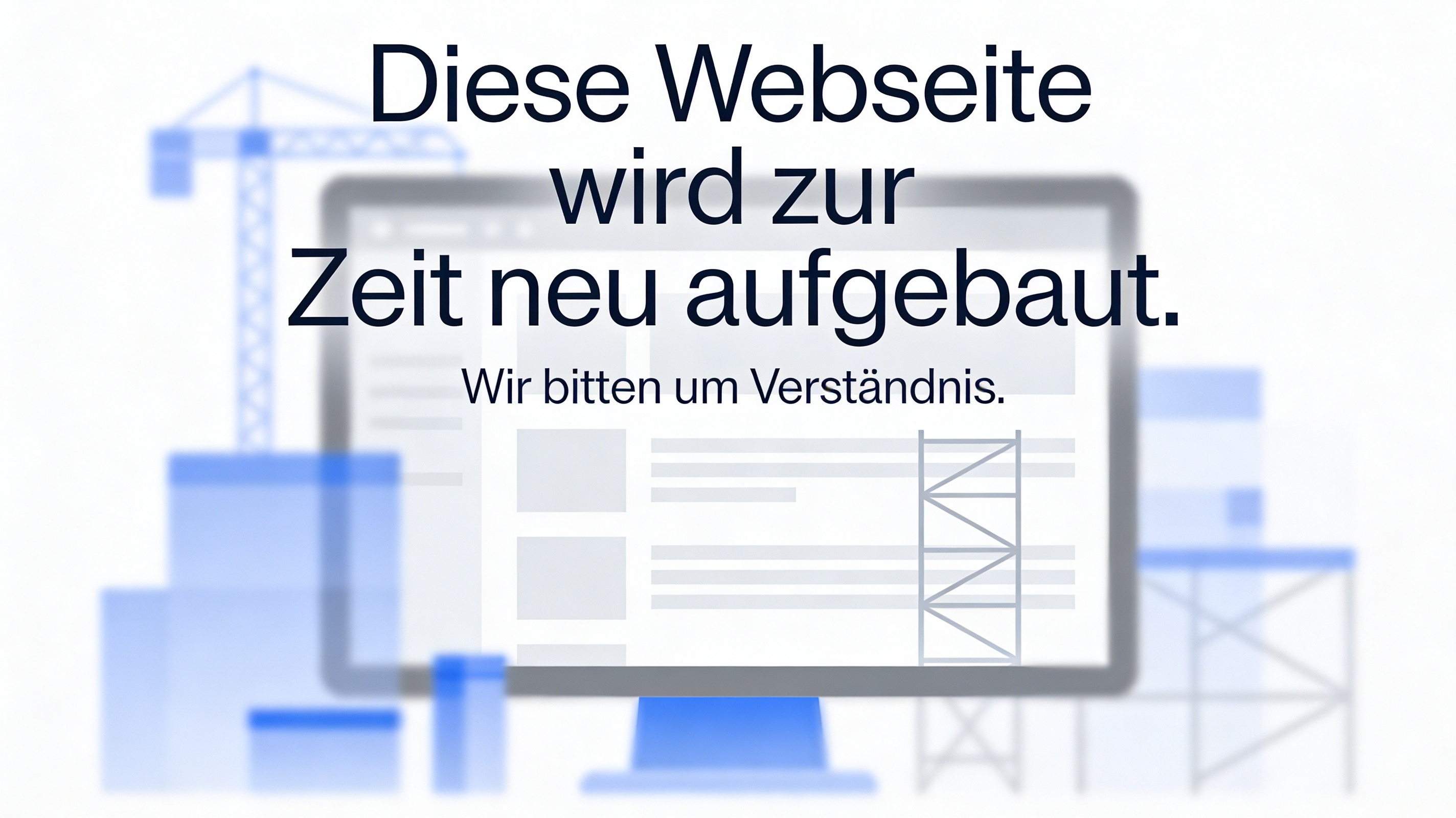 webseiten Baustelle